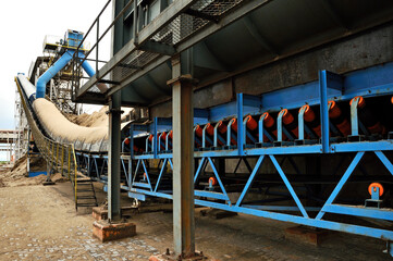 Usina de a&ccedil;&uacute;car e &aacute;lcool - esteiras