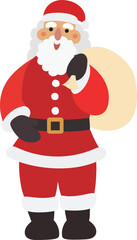 クリスマス素材　サンタクロース