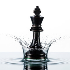 black chess pieces
