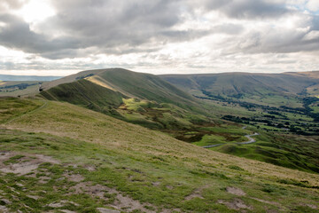 Views from the Peak District National Part, England