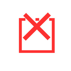 Obraz premium red cross mark, Icon of cross mark, cross mark, cross icons, cross symbol, cross check mark sign,