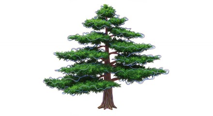 Pine tree illustration