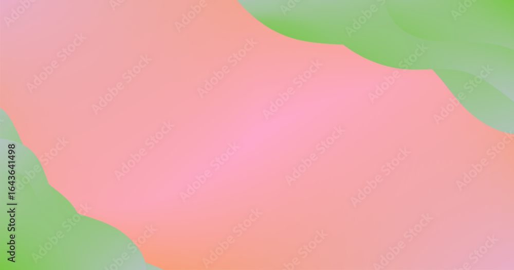 Poster Pink Gradient Background with Gradient Fluid Shape Different shades and thickness Abstract pattern
