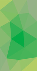 Obraz premium Abstract green geometric background Low Polygonal style illustration