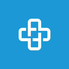 Fototapeta premium Health Cross Symbol Logo Design Vector Template