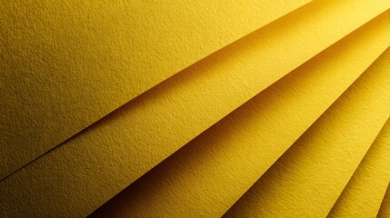 Obraz premium Textured Yellow Paper Layers Creating an Artistic Background for Creative Projects