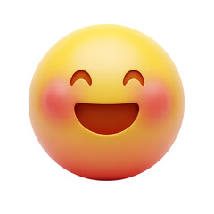 Fototapeta premium emoji on white background