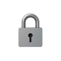 Fototapeta premium Metallic padlock against a black background.