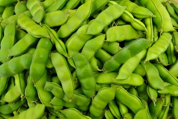 Fresh Green Beans Closeup