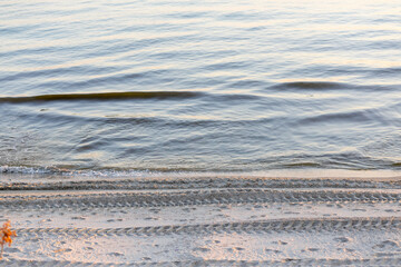 sand and sea sunset landscape