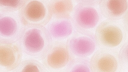 Warm Yellow and Peach Abstract Circle Pattern Background.