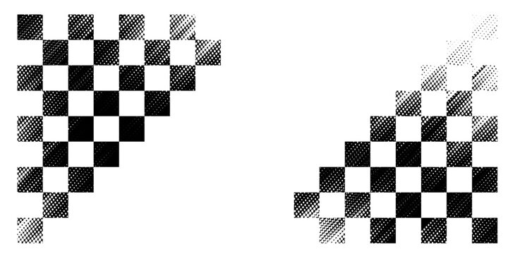 Race flag grunge background, car rally or motocross finish flag with vector checker pattern. Grunge race flag for car racing sport or bike speedway, motorsport