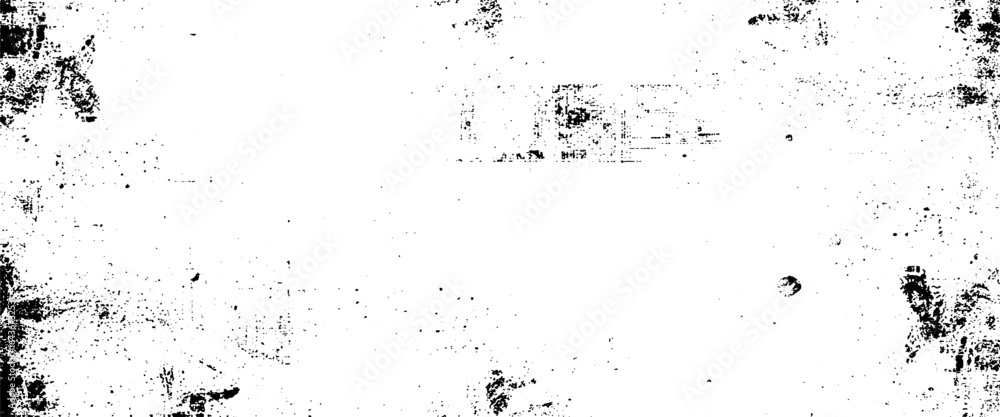 Poster vector distressed texture with grunge line sketch background