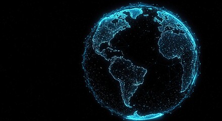 Global Network: A Digital Representation of Earth's Interconnectedness