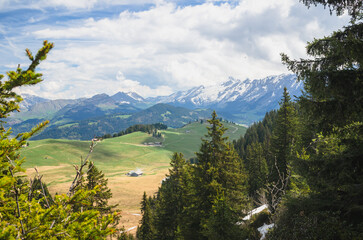 Le plateau de Beauregard, haute Savoie