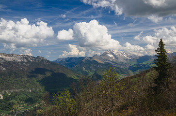 Le plateau de Beauregard, haute Savoie