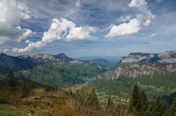 Le plateau de Beauregard, haute Savoie