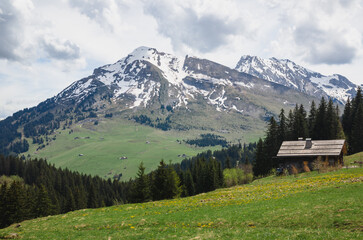 Le plateau de Beauregard, haute Savoie