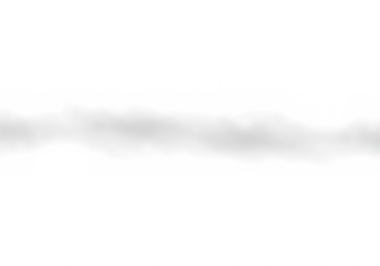 Abstract soft gray blurry horizontal line on transparent background