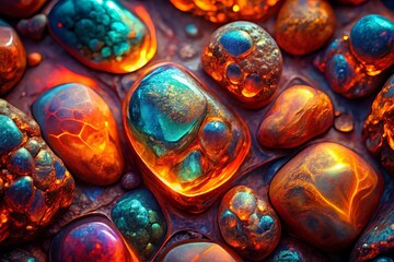 Fototapeta premium Molten Jewels