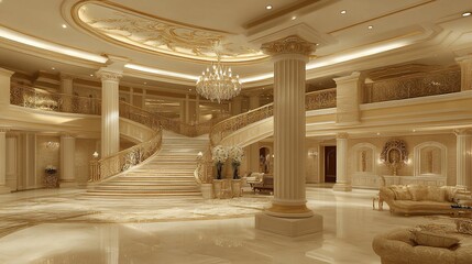 Luxurious Grand Entrance Hall