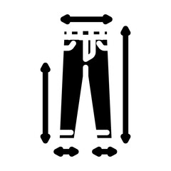 custom size options glyph icon vector illustration