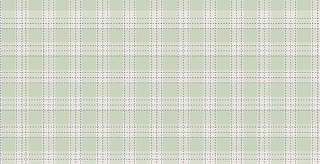 Green plaid background vector illustration.