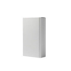 Naklejka premium Light gray cabinet against a black background.