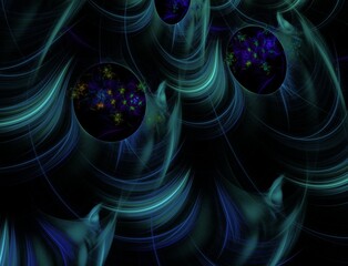 Imaginatory fractal abstract background Image