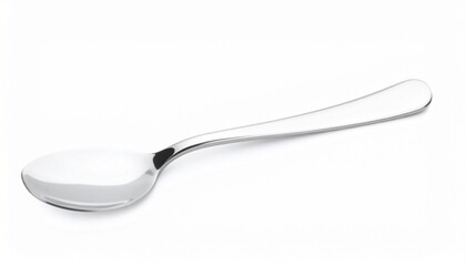 spoon on white background