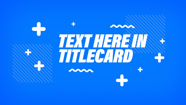 Teens Clean Graphics Title Card