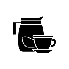 The icon depicts a drinking jug with a cup on a small saucer.
