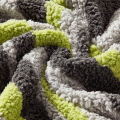 Close-up of a textured blanket