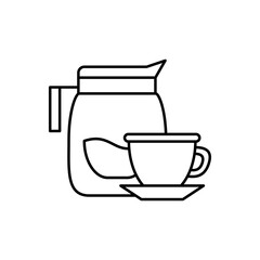 The icon depicts a drinking jug with a cup on a small saucer.