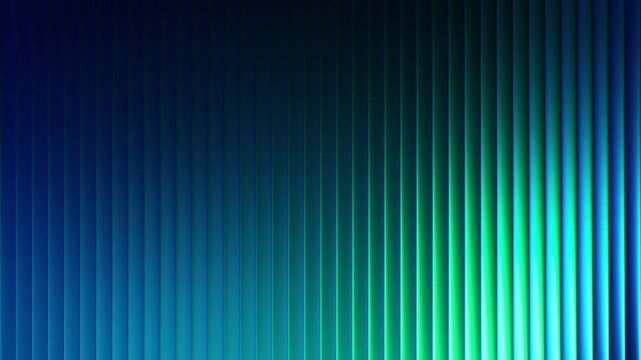 Futuristic neon waves of blue green gradient flow in endless dance of light and motion with fractal glass glowing effect.  Bold dynamic design blending smooth tones and radiant colors. Seamless loop - Powered by Adobe