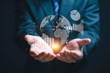 Global data insights and financial growth with this dynamic concept