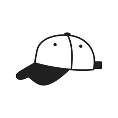 Baseball cap vector illustration, casual headwear, sports accessory, adjustable hat, summer fashion, unisex apparel, isolated EPS graphic