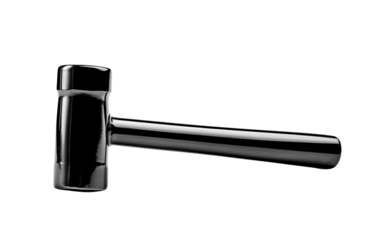 Shiny chrome plumbing pipe fitting with a t shaped connection against a stark black background
