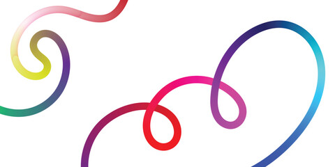 Vibrant Abstract Lines Intertwining on a Black Background. A dynamic image featuring interwoven, colorful lines in various shades of the rainbow against a solid black backdrop.