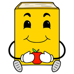 book character  illustration hand drawn isolated vector