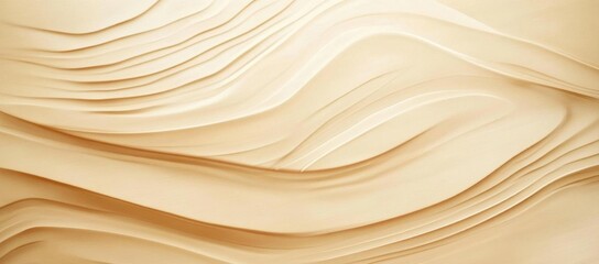 Fototapeta premium Flowing Golden Layers Creates a soft, Smooth Texture with Abstract Design.