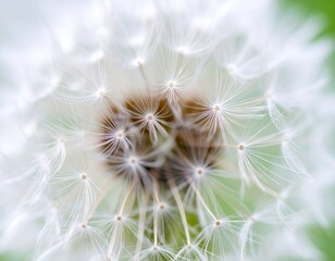 Close-up of dandelion seeds