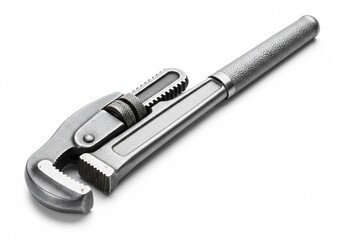 Pipe Wrench on white background isolated 
