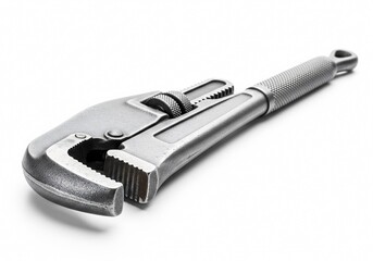 Pipe Wrench on white background isolated 