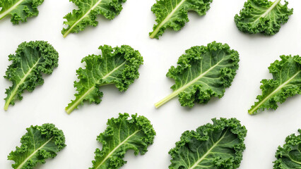 Fresh Kale Leaves Isolated – Vegetable, Leaf, Green, Healthy, Organic, Natural, Food, Diet, Nutrition, Raw, Fresh, Ingredient, Plant, Herb, Cooking, Vitamin, Garden, Superfood