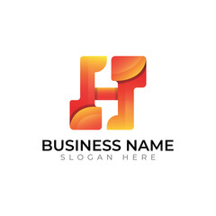 Title: Modern Letter H Logo Design – Gradient & Professional Branding Template

