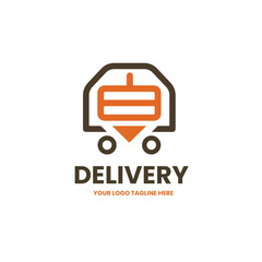 Fototapeta premium Delivery Logo