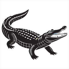 Printamerican-alligator-vector