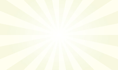Beige Yellow Sunburst Background. Abstract Rays Texture Background. Sunburst Background with Yellow Rays. Vector Illustration.