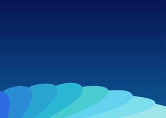 abstract blue background with waves